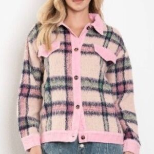 NWT Blue Velvet Brushed Flannel Corduroy Jacket Size Small